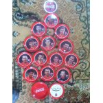 Lot de 13 sous - verres coca - cola diables rouges