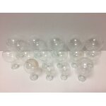 Lot de 15 bulles boules ampoules de verre fin, fabrication lampes de photos. . . . . Lot de 15 bulles boules ampoules de verre fin, fabrication lampes de photos. . . . .