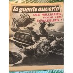 Lot de 15 revues la gueule ouverte du numro 31 au numro 45 annes 70