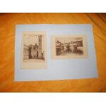 Lot de 2 anciennes cartes postales non circulees italie - havas