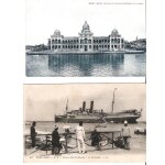 Lot de 2 cartes postales port said palais d'administration du canal, le prince eitel friederich : 18