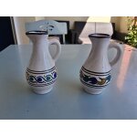 Lot de 2 mini cruches, vases de d�coration, soliflores
