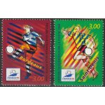 Lot de 2 timbres neuf * *  france 98  n3130 bordeaux, 3131 saint denis. 1998.