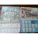 Lot de 2 torchons annee 1970