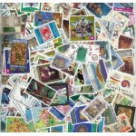 Lot de 200 timbres du monde entier sans aucun double
