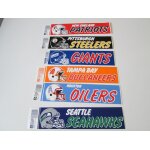 Lot de 24 autocollants  bumper  en vinyle de la nfl