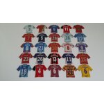 Lot de 25 magnet football aimant pour frigo cuisine en tres bon etat