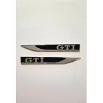 Lot 2x embl�me vw golf gti noirsigle badge monogramme pour ailes