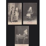 Lot de 3 cartes : la collation, jeunes mari�s , un article epatant : a travers la normandie, costumes ...