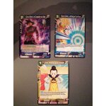 Lot de 3 cartes dragon ball super dont goku black, chichi et son goku
