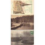 Lot de 3 cartes postales anciennes d'autun (sane et loire - 71) : barrage. . .