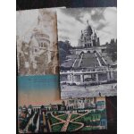 Lot de 3 cartes postales anciennes de paris : sacr� coeur et butte montmartre (les 3 ecrites, etats divers) ...