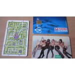 Lot de 3 cartes telephoniques de collection etrangeres allemagne. rare.