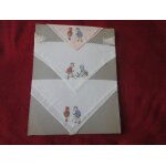 Lot de 3 mouchoirs / pochettes anciens brod�s