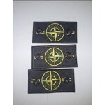 Lot de 3 patch stone island 6 boutons stone island