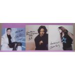Lot de 3: photo / image - star academy 1 et 2 - olivia ruiz / anne - laure et georges alain