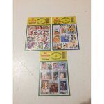 Lot de 3 pochettes de timbres - poste de collection grand format.