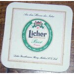 Lot de 3 sous - bock licher bier