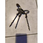 Lot de 3 tire - bouchons anciens en m�tal avec design unique et gravures ou 3 cl�s anciennes en m�tal ...