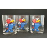 Lot de 3 verres a whisky - coupe du monde france 1998 - world cup 98 Lot de 3 verres a whisky - coupe du monde france 1998 - world cup 98