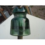 Lot de 4 anciens isolateurs verre