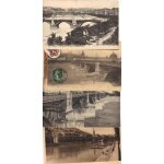 Lot de 4 cartes postales anciennes de lyon (rh�ne - 69) : ponts