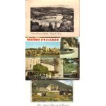 Lot de 4 cartes postales, lettre a : avignon, annonay, aiguilles et anduze