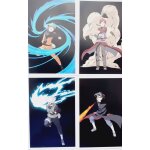 Lot de 4 cartes postales naruto shippuden Lot de 4 cartes postales naruto shippuden