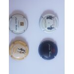Lot de 4 muselets champagne charles heston Lot de 4 muselets champagne charles heston