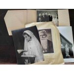 Lot de 4 photos (dont un poster) anciennes : religion, mariage, jeune fille en communion Lot de 4 photos (dont un poster) anciennes : religion, mariage, jeune fille en communion