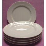 Lot de 5 : assiette plate 16 cm a motif int�rieur - winterling porzellan germany bavaria f v