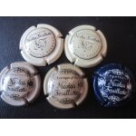 Lot de 5 capsules champagne nicolas feuillatte