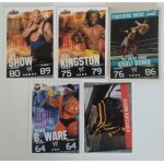 Lot de 5 cartes wwe slam attax