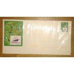 Lot 5 enveloppes france 98 timbr�s 20g validit� permanente + 5 cartes - lettres assortis