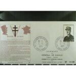 Lot de 5 enveloppes general de gaulle