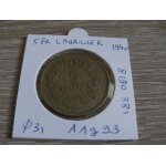 Lot 5 francs lavrillier alu 1945 + 5 francs lav alu 1947 + 5 francs lav bz alu 40