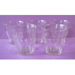 Lot de 5 : verre a vin, eau ou autre - verre translucide - 8 / 10 cl - duralex