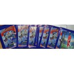 Lot 55 cartes 3d bleus collector 2014 carrefour