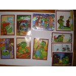Lot de 6 autocollants 'franklin la tortue