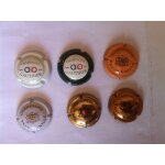 Lot de 6 capsules de champagne gauthier veuve emile