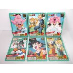 Lot de 6 cartes de collection  dragon ball z  - carddass  le grand combat  - power level - vintage ...