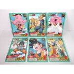 Lot de 6 cartes de collection � dragon ball z � - carddass � le grand combat � - power level - vintage ...