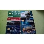 Lot de 6 cartes téléphoniques (peugeot assistance * 3, citroen, michelin et sécurité routière) Lot de 6 cartes téléphoniques (peugeot assistance * 3, citroen, michelin et sécurité routière)