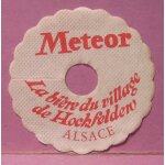 Lot de 6 : collerette pour verre a pied - meteor - la bire du village de hochfelden - alsace