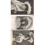 Lot de 7 cartes postales anciennes sur les coiffes (alsace. . . )