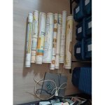 Lot 8 affiches scolaires cartes editions rossignol montmorillon vienne 90 * 75cm - 5 6 7 8 9 10 11 12 ...