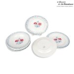 Lot de 8 assiettes anciennes digoin sarreguemines / collection juliette. french antique