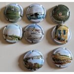 Lot de 8 capsules de cr�mant val de loire - cancen