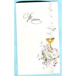 Lot de 8 menus de mariage