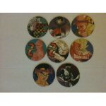 Lot de 8 pogs dragon ball z japonais